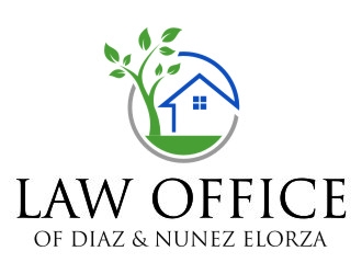 Law Office of Diaz & Nunez Elorza logo design by jetzu