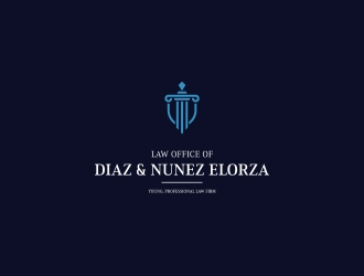 Law Office of Diaz & Nunez Elorza logo design by Creativemj