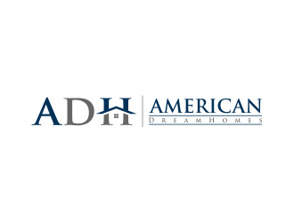 American DreamHomes logo design by evdesign