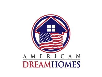 American DreamHomes logo design by samuraiXcreations