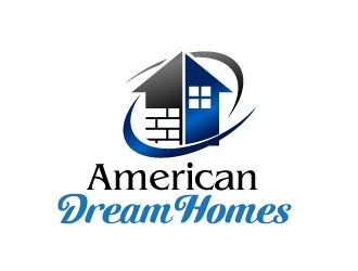 American DreamHomes logo design by Dawnxisoul393