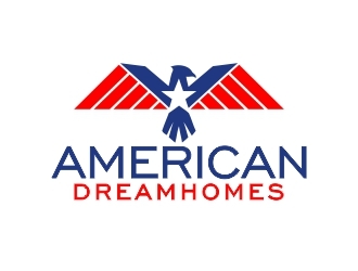 American DreamHomes logo design by b3no