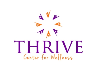 Thrive Center for Wellness logo design by my!dea