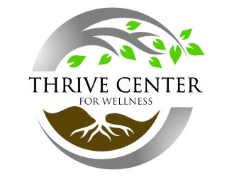 Thrive Center for Wellness logo design by jetzu