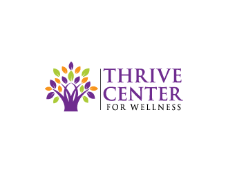 Thrive Center for Wellness logo design by keptgoing