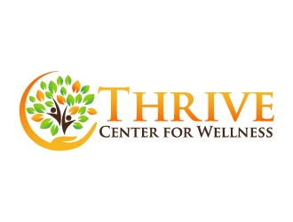 Thrive Center for Wellness logo design by kgcreative