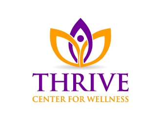 Thrive Center for Wellness logo design by akilis13