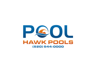 Pool Hawk Pools logo design by mbamboex
