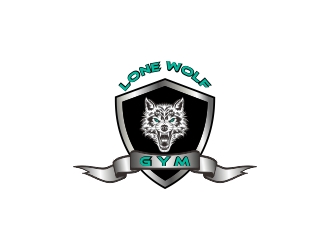 Lone Wolf Gym logo design by DanizmaArt