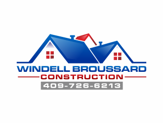 Windell Broussard Construction logo design by hidro