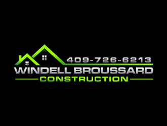 Windell Broussard Construction logo design by hidro