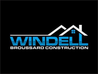 Windell Broussard Construction logo design by agil