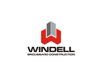 Windell Broussard Construction logo design by R-art