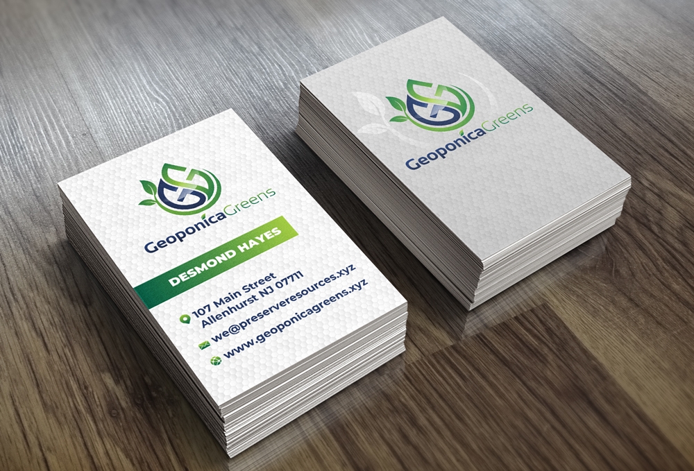 Geoponica Greens  logo design by KHAI