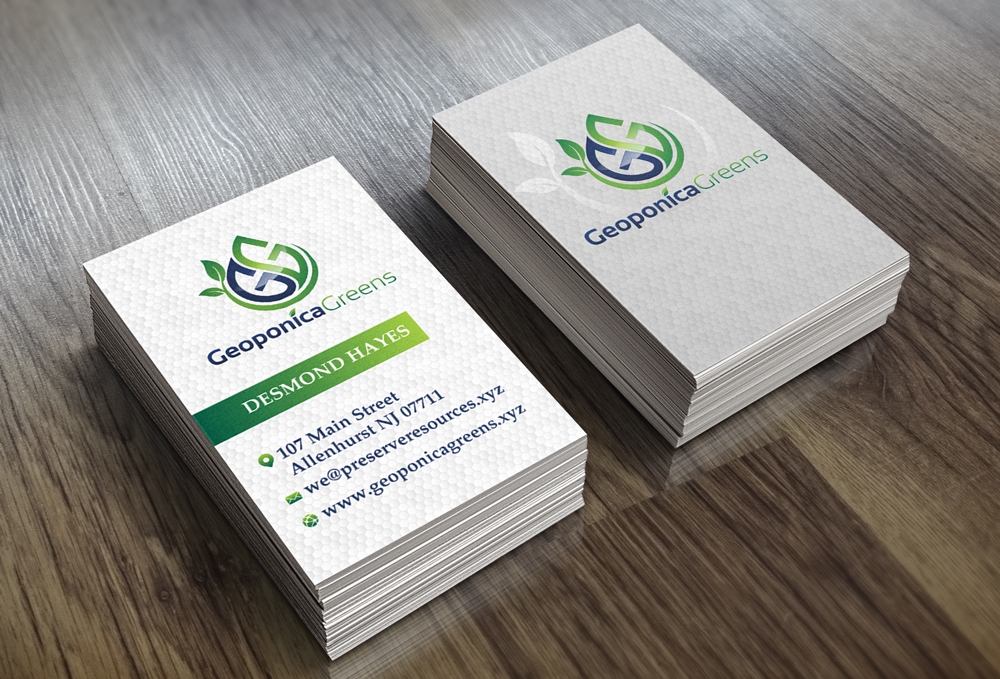 Geoponica Greens  logo design by KHAI