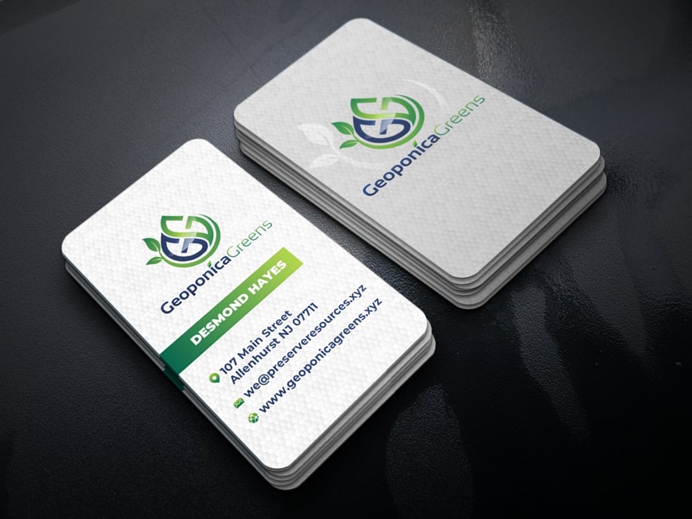 Geoponica Greens  logo design by KHAI