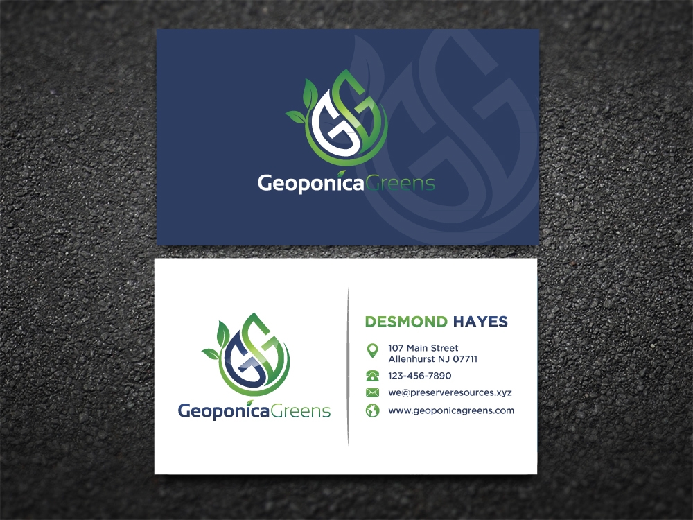 Geoponica Greens  logo design by labo