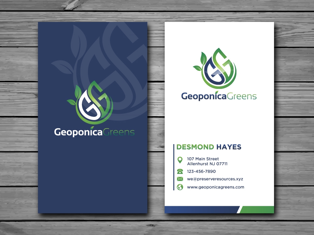 Geoponica Greens  logo design by labo