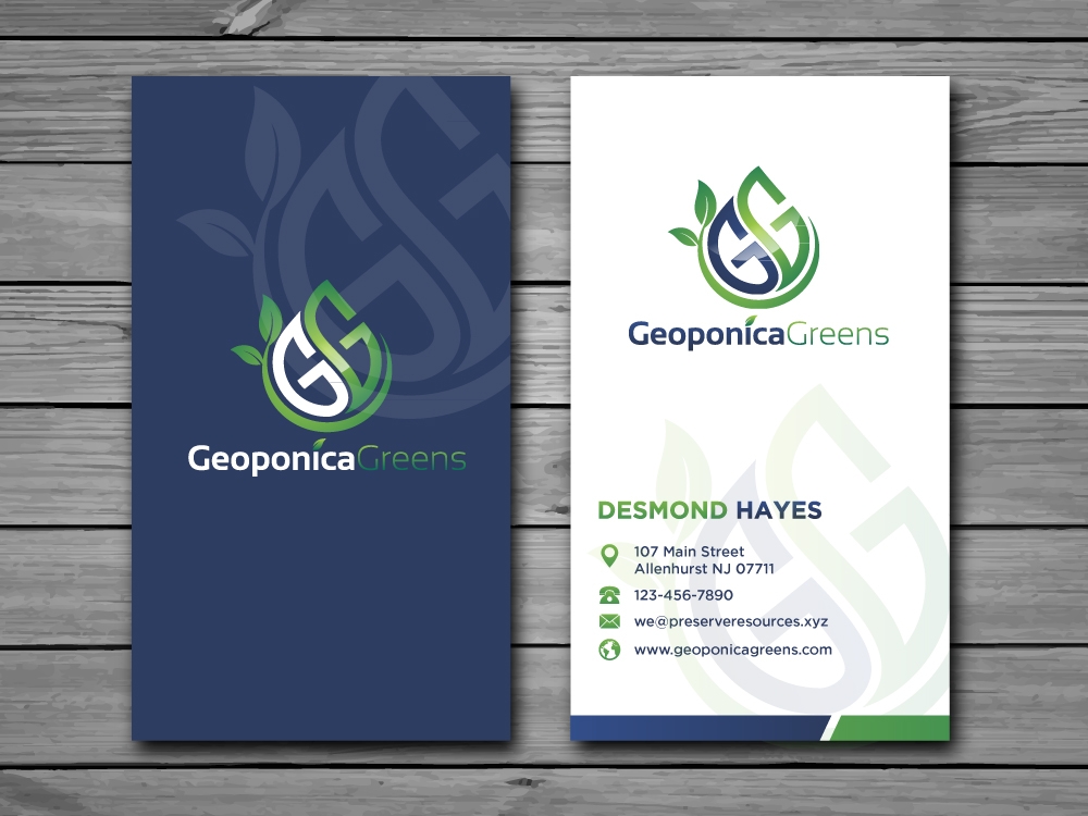 Geoponica Greens  logo design by labo
