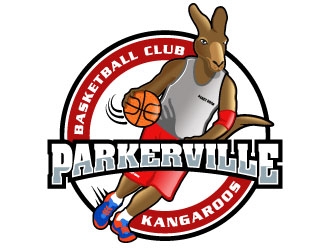 Parkerville Kangaroos Basketball Club logo design by DesignPal