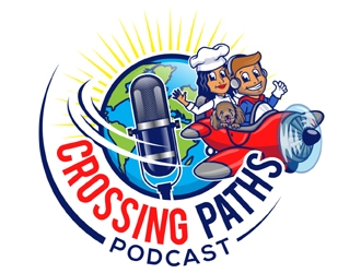 Crossing Paths Podcast  logo design by MAXR