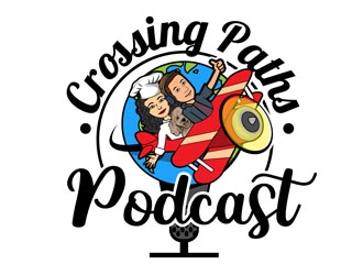 Crossing Paths Podcast  logo design by DreamLogoDesign