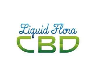 Liquid Flora CBD logo design by akilis13