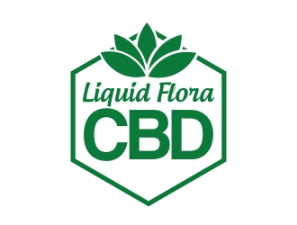 Liquid Flora CBD logo design by mckris