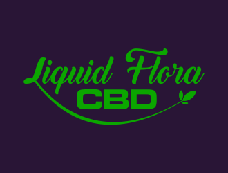 Liquid Flora CBD logo design by DiDdzin