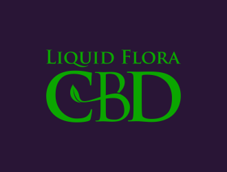 Liquid Flora CBD logo design by DiDdzin