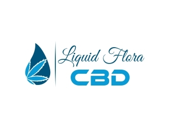 Liquid Flora CBD logo design by dibyo