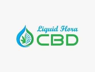 Liquid Flora CBD logo design by zinnia