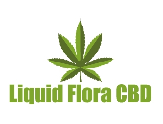 Liquid Flora CBD logo design by ElonStark
