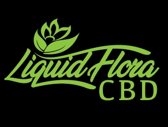 Liquid Flora CBD logo design by Dakouten