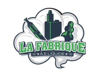 La fabrique à e-liquide logo design by MarkindDesign