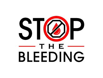 Stop The Bleeding  logo design by desynergy