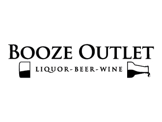 Booze Outlet       Liquor - Beer - Wine logo design by Lovoos