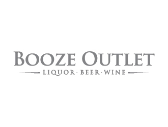 Booze Outlet       Liquor - Beer - Wine logo design by Lovoos