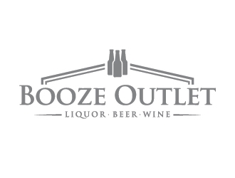 Booze Outlet       Liquor - Beer - Wine logo design by Lovoos