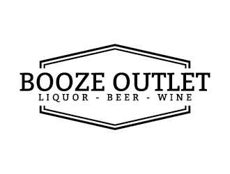 Booze Outlet       Liquor - Beer - Wine logo design by Lovoos