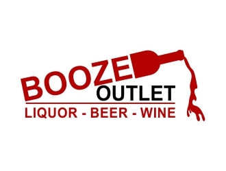 Booze Outlet       Liquor - Beer - Wine logo design by Webphixo