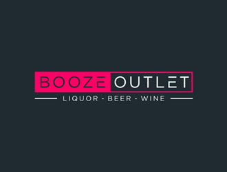 Booze Outlet       Liquor - Beer - Wine logo design by ndaru