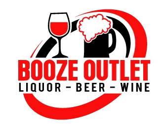 Booze Outlet       Liquor - Beer - Wine logo design by PMG