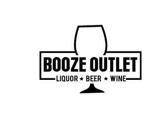 Booze Outlet       Liquor - Beer - Wine logo design by PMG