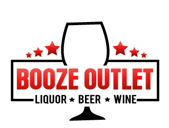 Booze Outlet       Liquor - Beer - Wine logo design by PMG