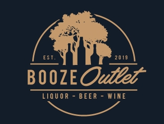 Booze Outlet       Liquor - Beer - Wine logo design by REDCROW