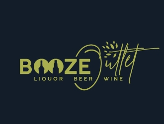 Booze Outlet       Liquor - Beer - Wine logo design by REDCROW