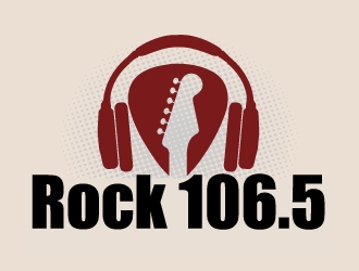 Rock 106.5 logo design by ElonStark