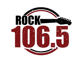 Rock 106.5 logo design by gogo