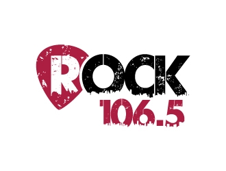 Rock 106.5 logo design by labo